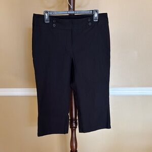 Women's Black Cropped Pants